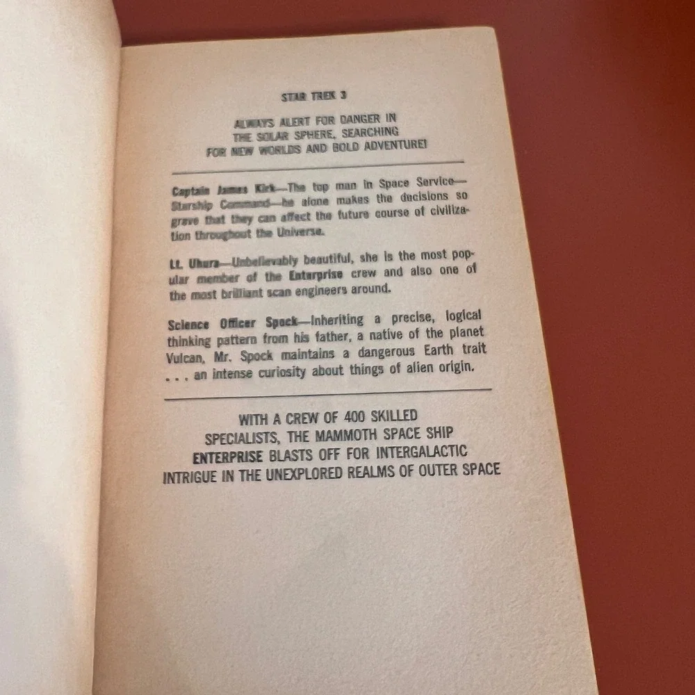 Star Trek 3 James Blish Bantam Books 1969 2nd Printing Paperback Sci-Fi Vintage‎